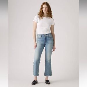 Levi’s 725 Kick Bootcut Jeans Size 29 Mid Blue Wash High Rise Stretch